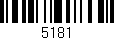 Código de barras (EAN, GTIN, SKU, ISBN): '5181'