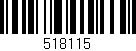 Código de barras (EAN, GTIN, SKU, ISBN): '518115'