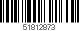 Código de barras (EAN, GTIN, SKU, ISBN): '51812873'