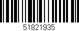 Código de barras (EAN, GTIN, SKU, ISBN): '51821935'
