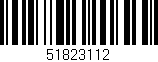Código de barras (EAN, GTIN, SKU, ISBN): '51823112'
