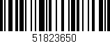 Código de barras (EAN, GTIN, SKU, ISBN): '51823650'