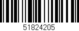 Código de barras (EAN, GTIN, SKU, ISBN): '51824205'