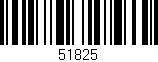 Código de barras (EAN, GTIN, SKU, ISBN): '51825'