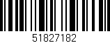Código de barras (EAN, GTIN, SKU, ISBN): '51827182'