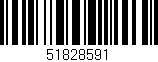 Código de barras (EAN, GTIN, SKU, ISBN): '51828591'