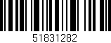 Código de barras (EAN, GTIN, SKU, ISBN): '51831282'