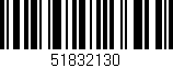Código de barras (EAN, GTIN, SKU, ISBN): '51832130'