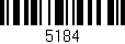 Código de barras (EAN, GTIN, SKU, ISBN): '5184'