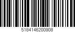 Código de barras (EAN, GTIN, SKU, ISBN): '5184146200908'