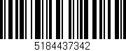 Código de barras (EAN, GTIN, SKU, ISBN): '5184437342'