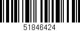 Código de barras (EAN, GTIN, SKU, ISBN): '51846424'