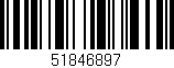 Código de barras (EAN, GTIN, SKU, ISBN): '51846897'