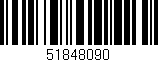 Código de barras (EAN, GTIN, SKU, ISBN): '51848090'