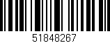 Código de barras (EAN, GTIN, SKU, ISBN): '51848267'