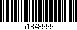 Código de barras (EAN, GTIN, SKU, ISBN): '51848999'