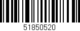 Código de barras (EAN, GTIN, SKU, ISBN): '51850520'