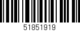Código de barras (EAN, GTIN, SKU, ISBN): '51851919'