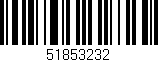 Código de barras (EAN, GTIN, SKU, ISBN): '51853232'