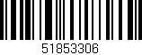 Código de barras (EAN, GTIN, SKU, ISBN): '51853306'