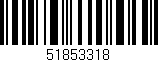 Código de barras (EAN, GTIN, SKU, ISBN): '51853318'