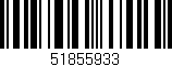 Código de barras (EAN, GTIN, SKU, ISBN): '51855933'