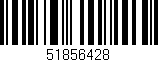 Código de barras (EAN, GTIN, SKU, ISBN): '51856428'