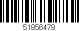 Código de barras (EAN, GTIN, SKU, ISBN): '51856479'