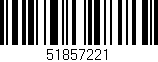 Código de barras (EAN, GTIN, SKU, ISBN): '51857221'