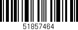 Código de barras (EAN, GTIN, SKU, ISBN): '51857464'