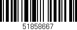 Código de barras (EAN, GTIN, SKU, ISBN): '51858667'