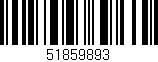 Código de barras (EAN, GTIN, SKU, ISBN): '51859893'