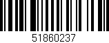 Código de barras (EAN, GTIN, SKU, ISBN): '51860237'