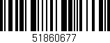 Código de barras (EAN, GTIN, SKU, ISBN): '51860677'