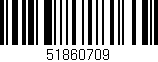 Código de barras (EAN, GTIN, SKU, ISBN): '51860709'