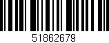 Código de barras (EAN, GTIN, SKU, ISBN): '51862679'