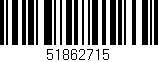 Código de barras (EAN, GTIN, SKU, ISBN): '51862715'