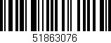 Código de barras (EAN, GTIN, SKU, ISBN): '51863076'