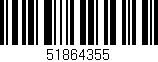 Código de barras (EAN, GTIN, SKU, ISBN): '51864355'