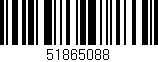 Código de barras (EAN, GTIN, SKU, ISBN): '51865088'