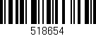 Código de barras (EAN, GTIN, SKU, ISBN): '518654'