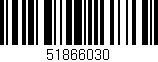 Código de barras (EAN, GTIN, SKU, ISBN): '51866030'