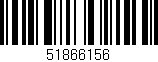 Código de barras (EAN, GTIN, SKU, ISBN): '51866156'