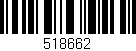 Código de barras (EAN, GTIN, SKU, ISBN): '518662'