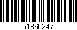 Código de barras (EAN, GTIN, SKU, ISBN): '51866247'