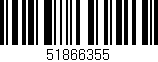 Código de barras (EAN, GTIN, SKU, ISBN): '51866355'