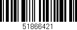 Código de barras (EAN, GTIN, SKU, ISBN): '51866421'