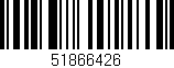 Código de barras (EAN, GTIN, SKU, ISBN): '51866426'