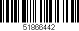 Código de barras (EAN, GTIN, SKU, ISBN): '51866442'