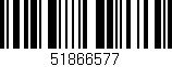 Código de barras (EAN, GTIN, SKU, ISBN): '51866577'